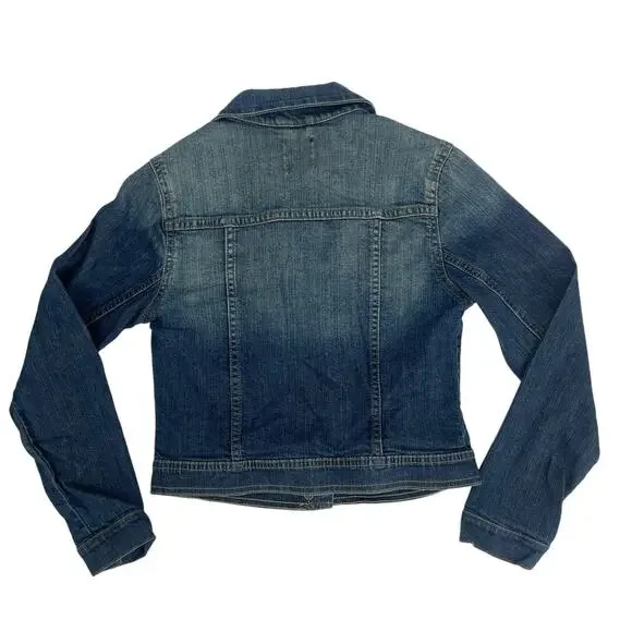 Gap Factory Kids Blue Denim Jean Jacket Size Medium M - Picture 6 of 6
